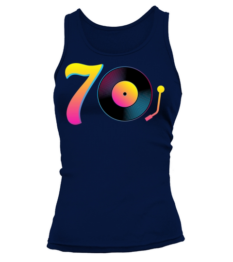 70s Vinyl Record Music Seventies Vibe Retro Musici Tank top Woman