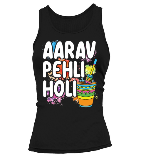 Aarav Pehli Holi Hinduism Buddhist Holi Festival Tank top Woman