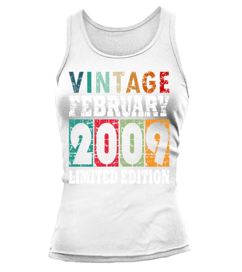 Born 2009 February 14th Birthday Gift Tank top Woman