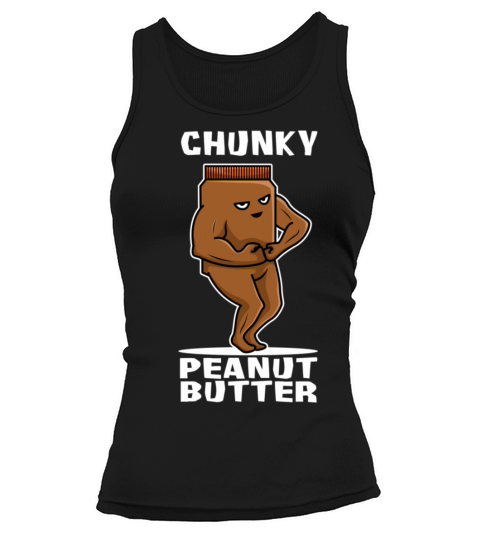 Chunky peanut butter Spread Jar Snack vintage and Tank top Woman