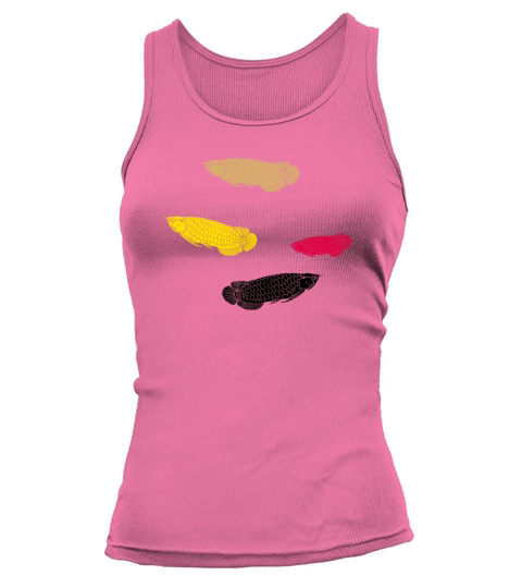 colorful asian arowana fish illustration Tank top Woman