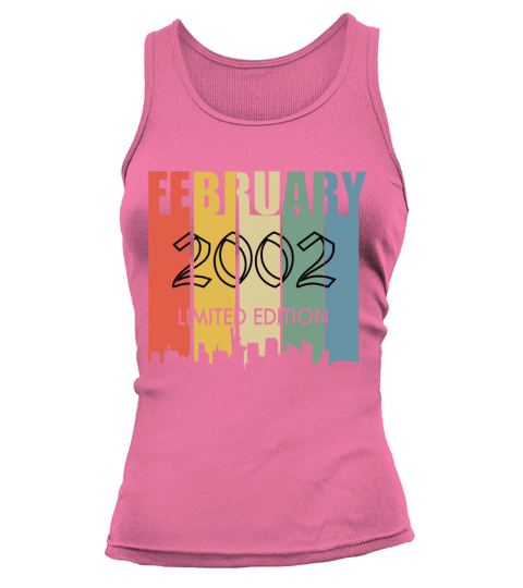February 2002 vintage birthday gift Tank top Woman