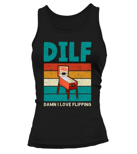 Flipper Arcade Game Retro Vintage Pinball Machine Tank top Woman