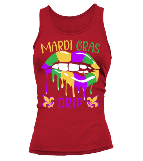 Mardi Gras Drip New Orleans Louisiana Parade Tank top Woman