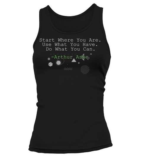 Mindset Start Where You Are Geometric Inspirationa Tank top Woman