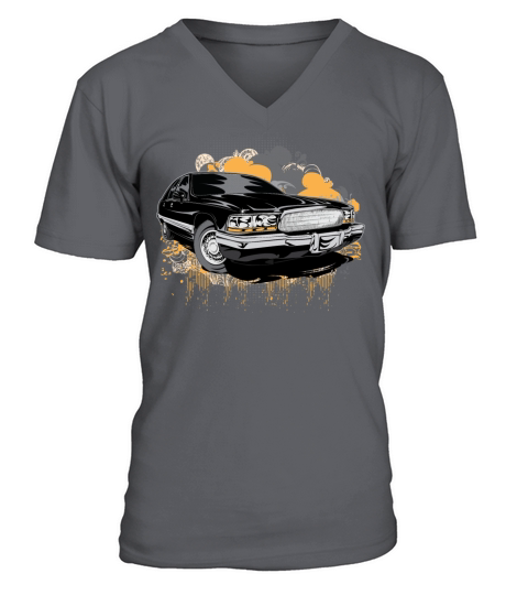 Cadillac Black Alt V-Neck T-shirt