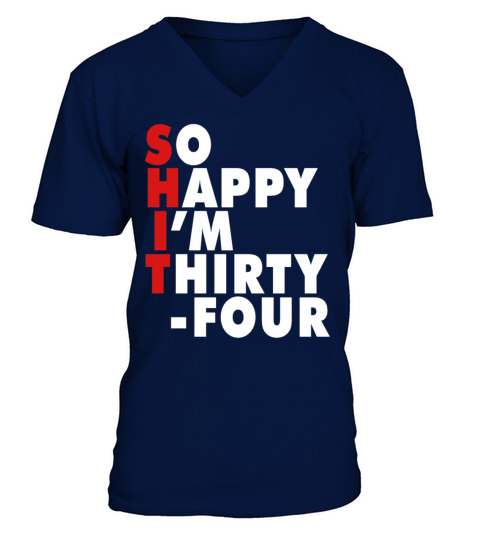 Funny Birth Age 20 Years Old Happy Im 20 V-Neck T-shirt