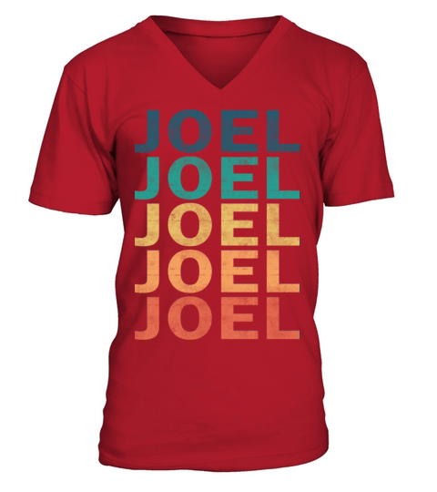 Joel Name T Shirt - Joel Vintage Retro Name Gift I V-Neck T-shirt