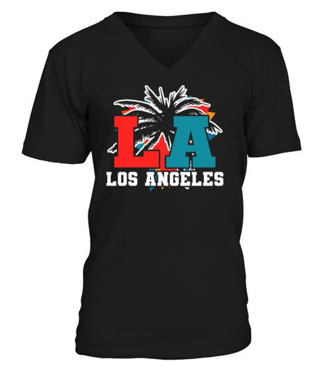 Los Angeles LA California Gift V-Neck T-shirt