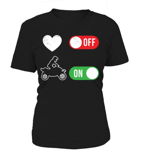 all terrain vehicles funny ON and OFF art Women's T-Shirt