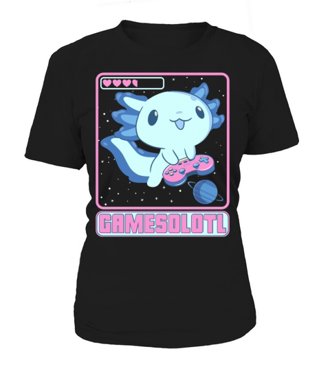 Axolotl Gamesolotl Funny Video Games Women's T-Shirt