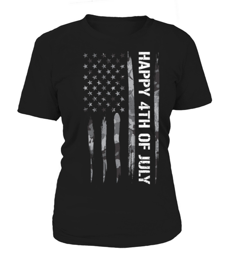 Happy 4th Of July - American Flag Women's T-Shirt