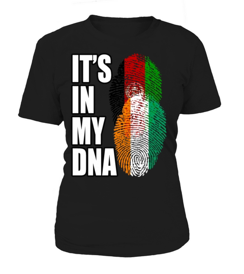 Ivorian And Afghanistan Mix Heritage DNA Flag Women's T-Shirt