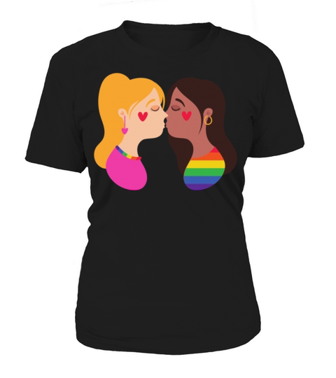 lesbian lgbtq pride valentine day 2022 valentines Women's T-Shirt