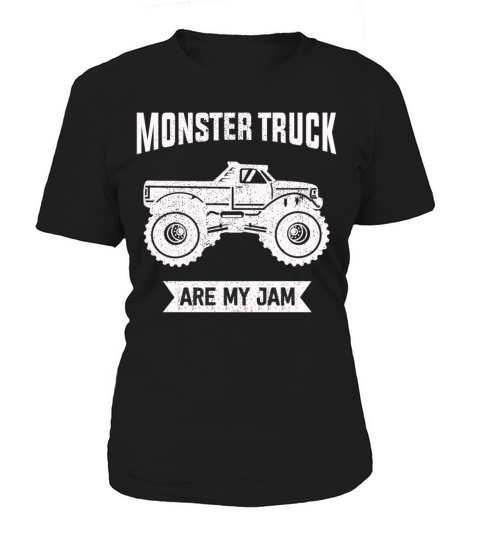 Monster Trucks Are My Jam Vintage Retro Women's T-Shirt