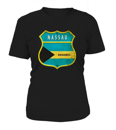 Nassau Bahamas flag crest design Women's T-Shirt