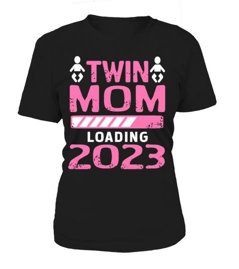 Womens Twin Mama Twin Mom to Be Pregnancy Women's T-Shirt
