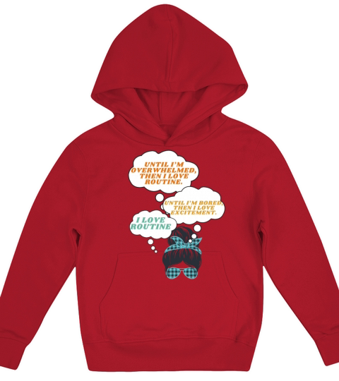 ADHD Quote Kids Hoodie