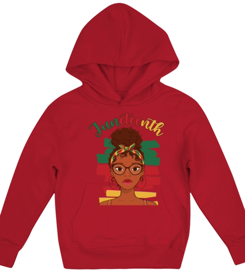 Black History Month African American Juneteenth Kids Hoodie