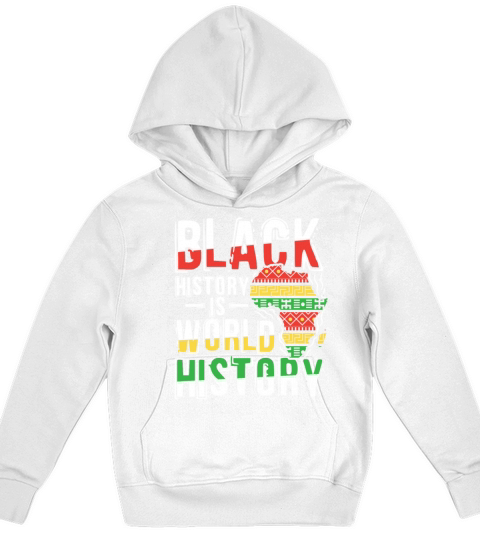 Black Histroy Month Gifts Prde African American Kids Hoodie
