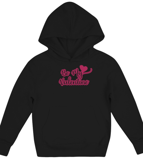 Cute Valentines Day Be My Valentine Kids Hoodie