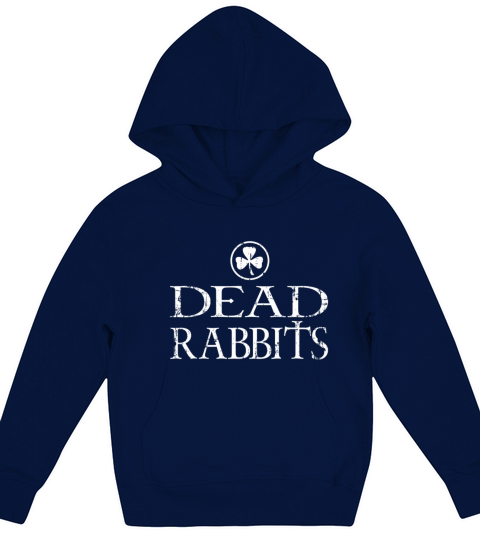 Dead Rabbits St Patricks Day Vintage Irish New York City Kids Hoodie