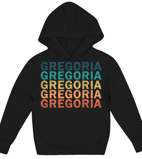 Gregoria Name T Shirt - Gregoria Vintage Retro Nam Kids Hoodie