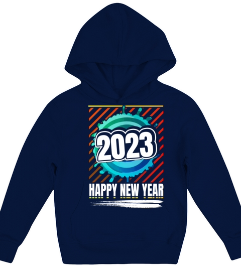 Happy New Year 2023 Kids Hoodie