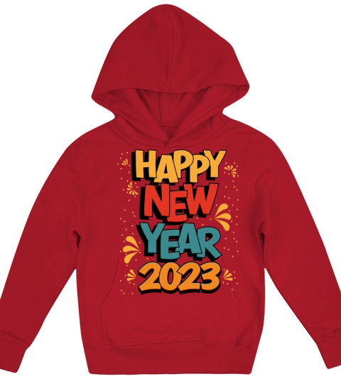 Happy New Year 2023 Kids Hoodie