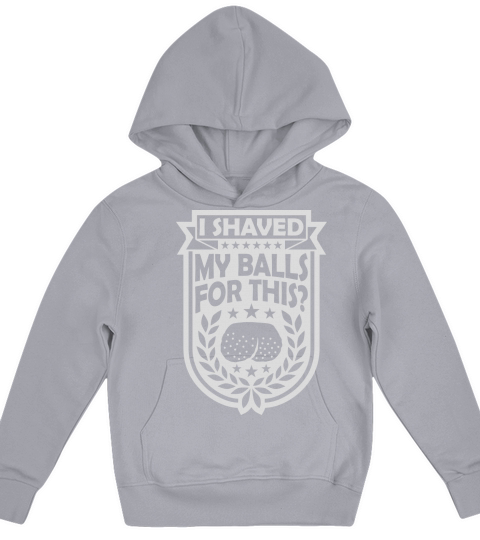 I shaved my balls Kids Hoodie