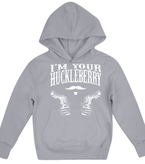 Im Your Huckleberry vintage distressed look Kids Hoodie