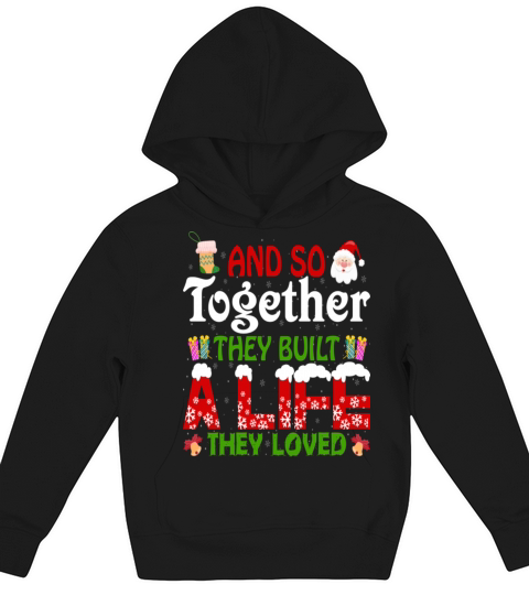 Life Together Ugly Christmas Sweater Kids Hoodie
