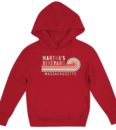 Marthas Vineyard National Park Vintage Kids Hoodie