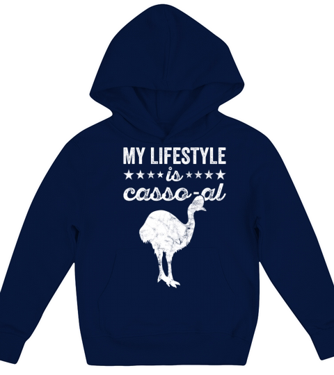 Retro Cassowary Vintage Cassowaries Quote Kids Hoodie