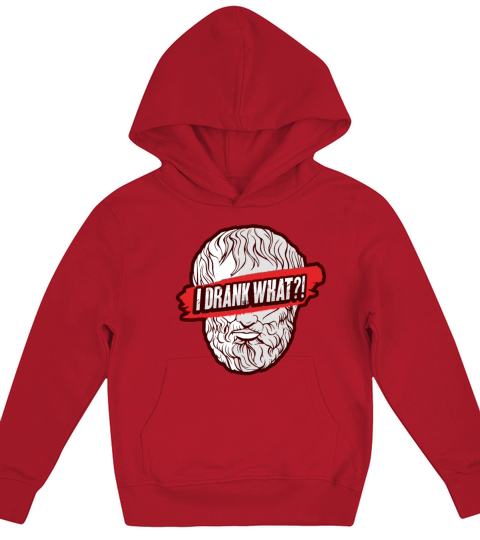 Socrates Philosophy Design for Philosophy Student Kids Hoodie