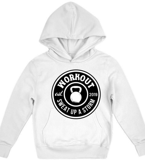 Sweat up a storm Kids Hoodie