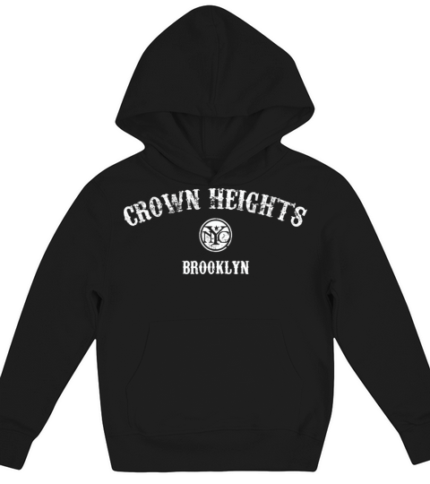 Vintage Crown Heights Brooklyn Kids Hoodie