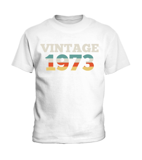 1973 Birthday Vintage 1973 Retro Kids T-Shirt