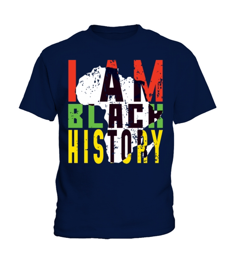 Africa Black History Pride Black History Month Kids T-Shirt