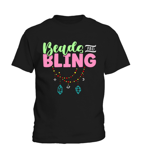Beading Beads And Bling Beadwork Jewelry Beader Kids T-Shirt