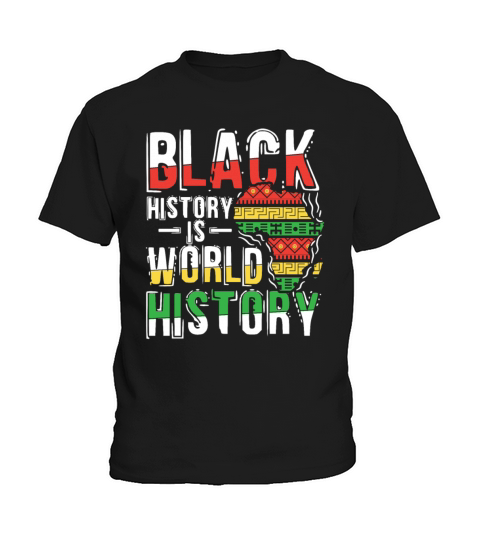 Black Histroy Month Gifts Prde African American Kids T-Shirt