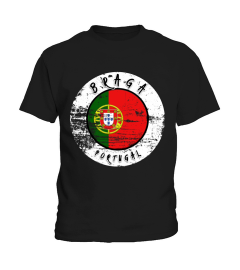 Braga Portugal Vintage Kids T-Shirt