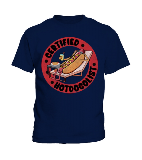 Cool Hot Dog Design For Men Women Boys Sausage Hot Kids T-Shirt