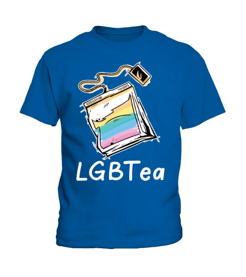 Cute LGBTea Funny Teabag Rainbow Aesthetic Pride M Kids T-Shirt