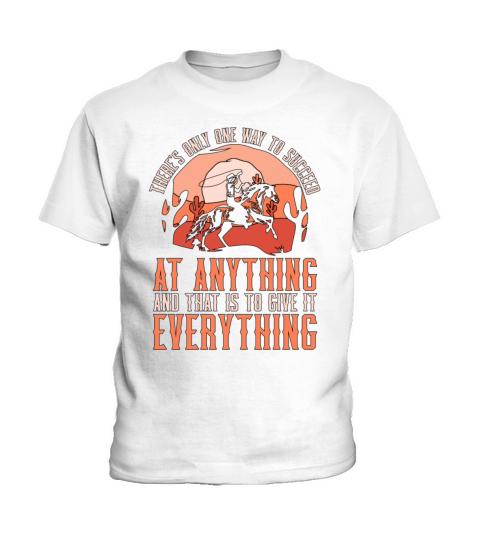 Cutting Horse Theres Only One Way Cowboy Horseman Kids T-Shirt