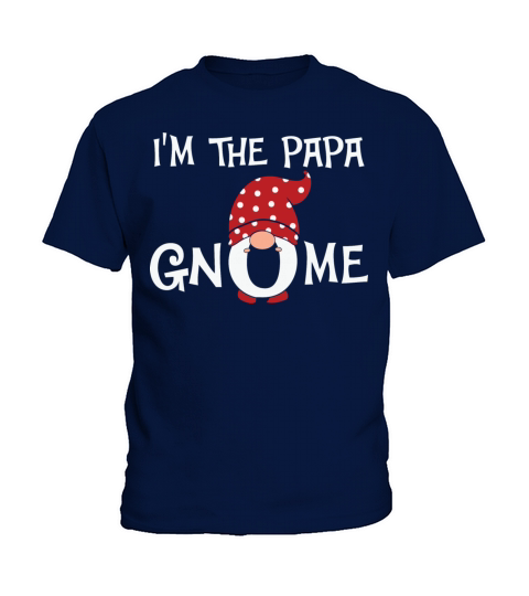 Papa Gnome Christmas Matching Family Kids T-Shirt