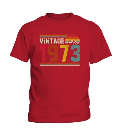 Vintage 1973 Limited Edition 48th Birthday Gift Kids T-Shirt