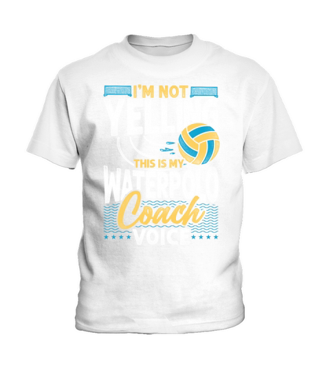 Water Polo Coach Vintage Im Not Kids T-Shirt
