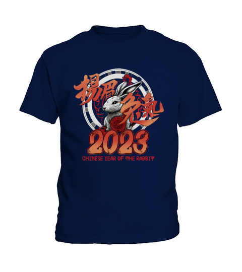 Year of the Rabbit Chinese Zodiac New Year 2023 Kids T-Shirt