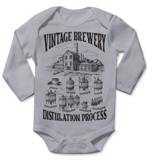Brewery and equipment for the distillation process Long Sleeve Baby One-Piece